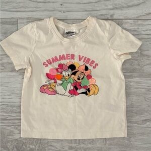 Disney Kids Cream 'Summer Vibes' Tee